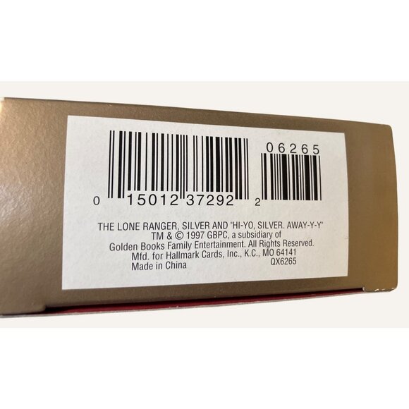 Hallmark Keepsake The Lone Ranger Tin Lunch Box Ornament 1997 Limited Edition - Picture 5 of 13